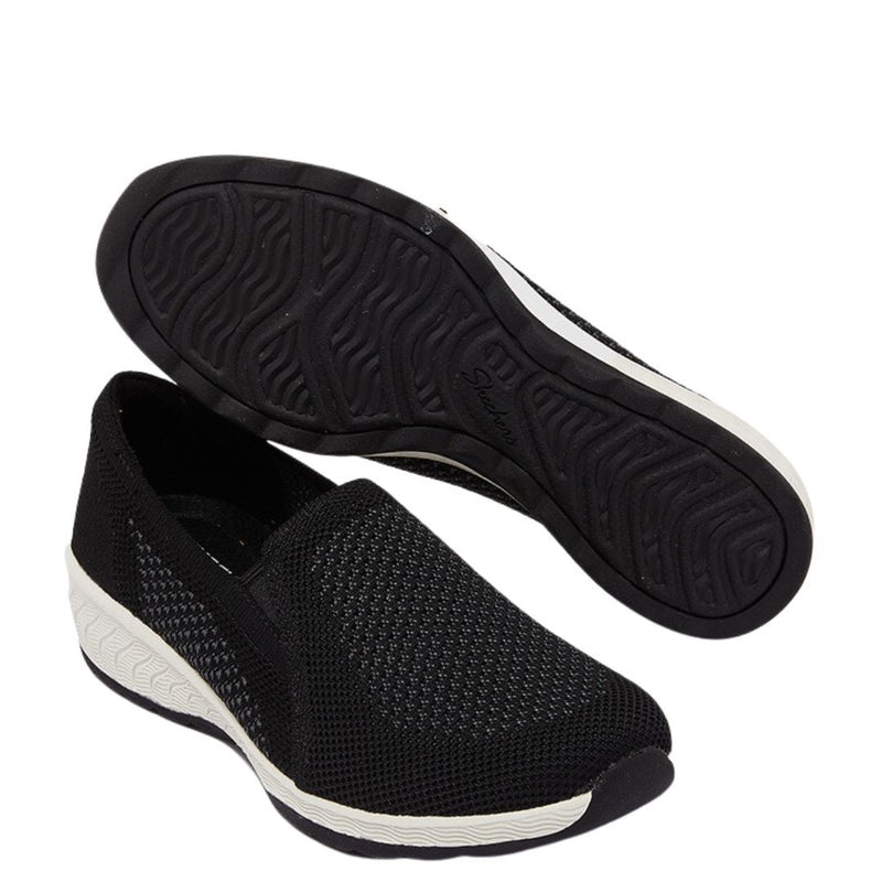 Skechers Up-Lifted - New Rules Black White