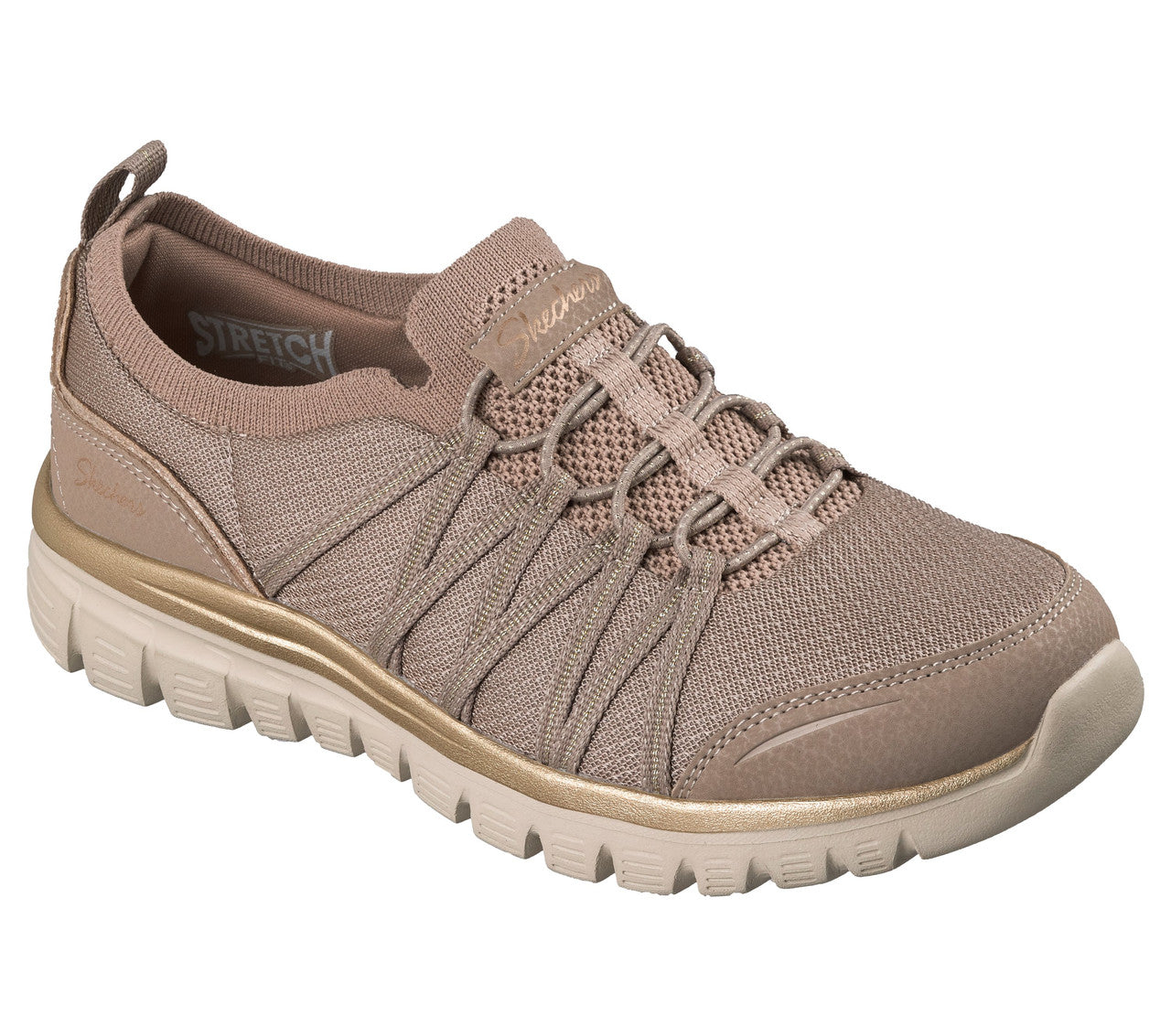 Skechers Graceful Purecrush Taupe Gold