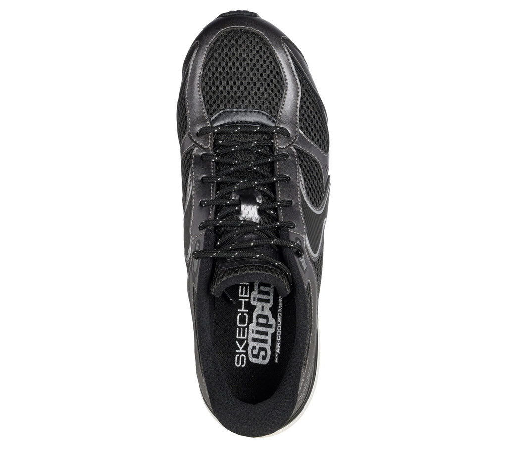 Skechers Slip-ins Exhilarate Metallic Dreams Black Grey