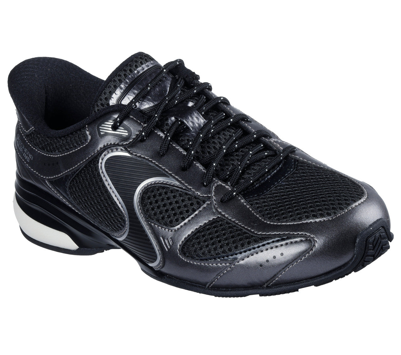 Skechers Slip-ins Exhilarate Metallic Dreams Black Grey