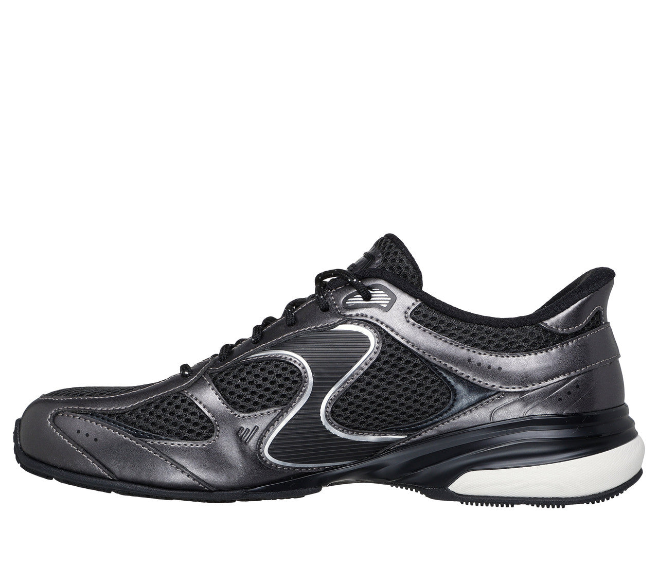 Skechers Slip-ins Exhilarate Metallic Dreams Black Grey