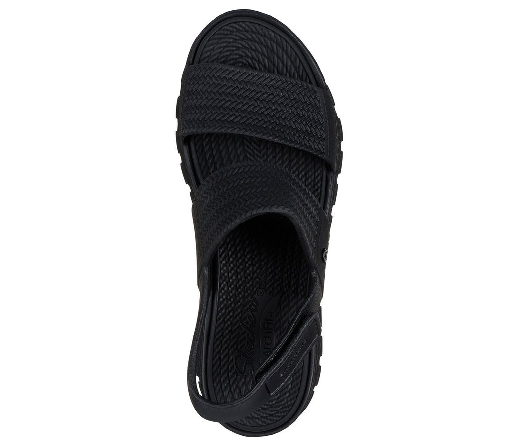 Skechers Foamies Arch Fit Footsteps Sunny Days Black Black