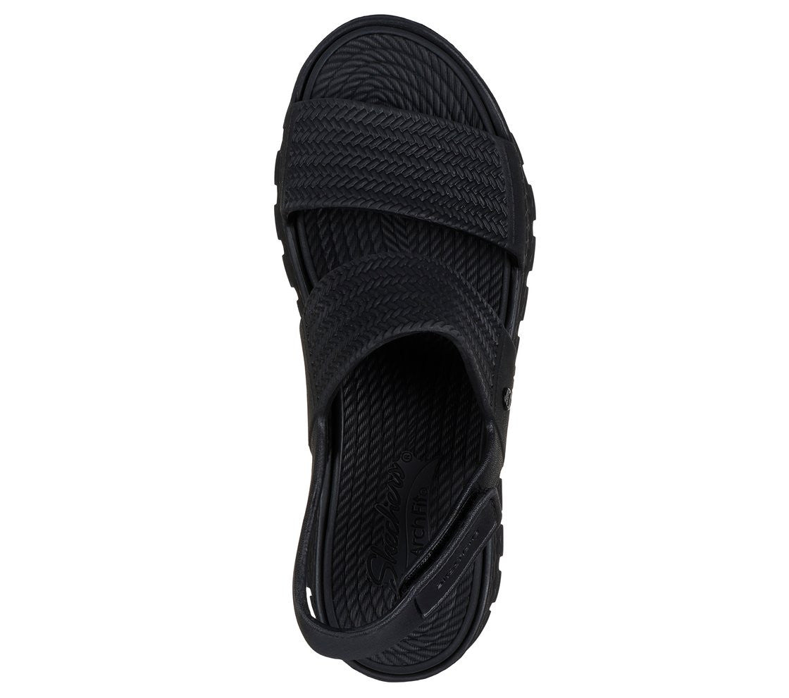 Skechers Foamies Arch Fit Footsteps Sunny Days Black Black