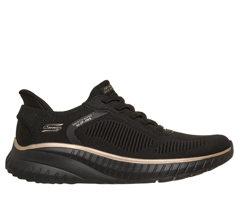 Skechers BOBS Squad Chaos Black/Rose Gold