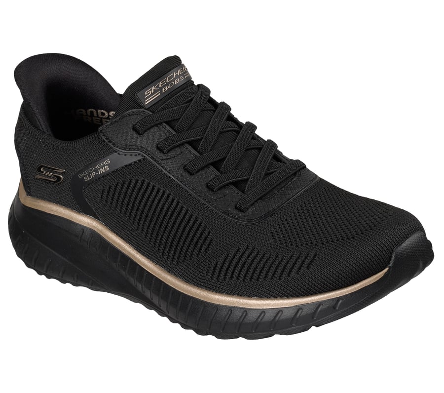 Skechers BOBS Squad Chaos Black/Rose Gold