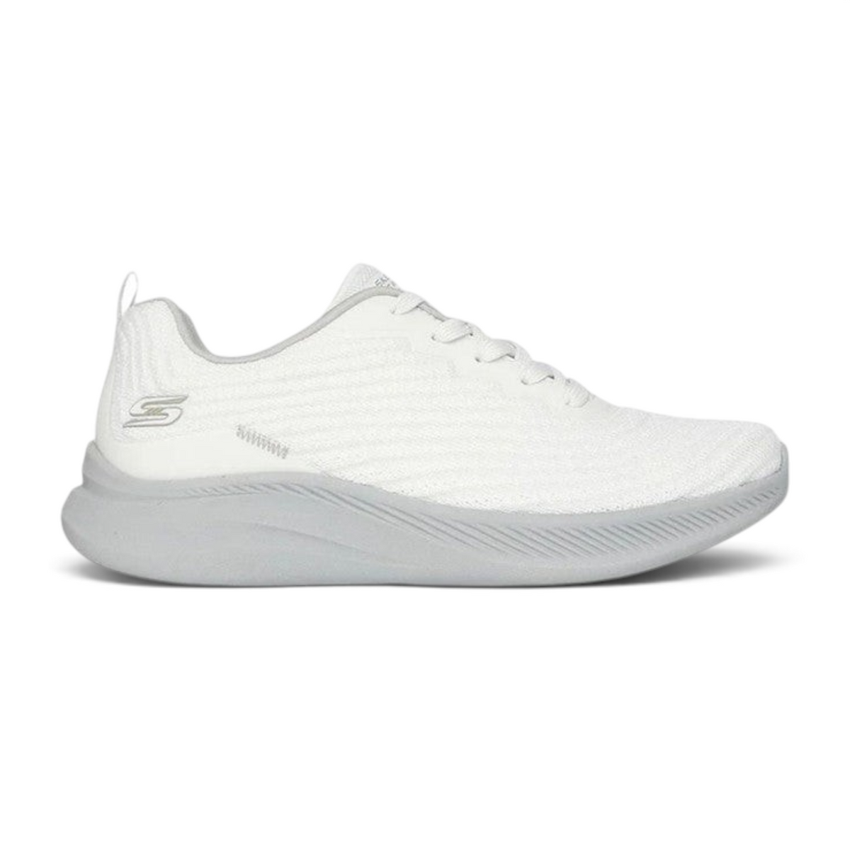 FRG Skechers BOBS MODA FLEX MELLOW DAWN white breathable lifestyle sneakers with a lightweight cushioned sole