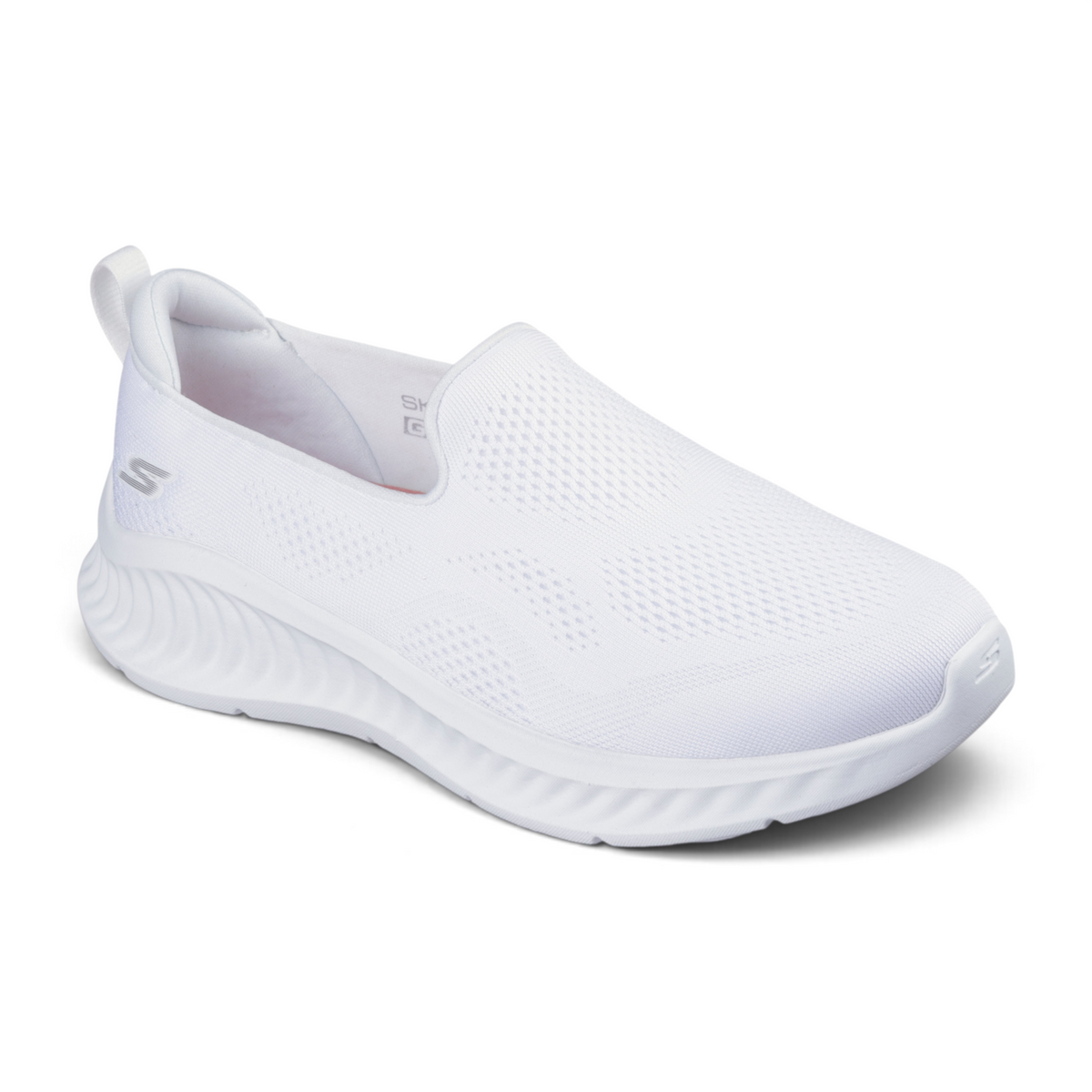FRG GO WALK NOW ELIANA white slip-on walking shoe with breathable mesh upper and cushioned sole