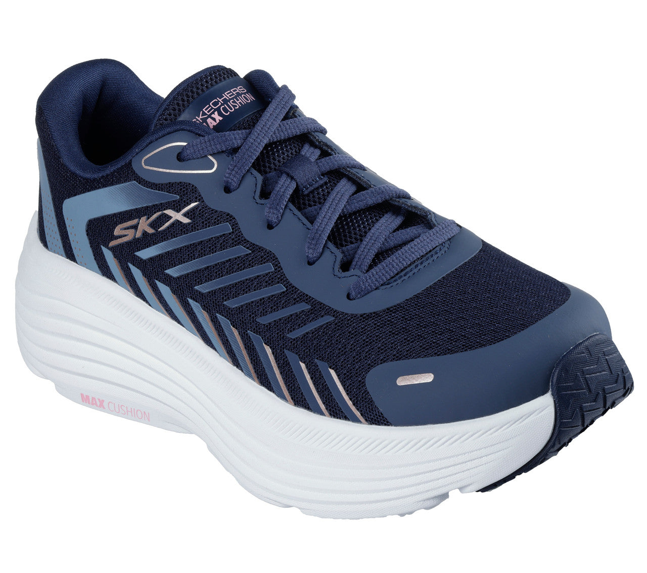 Skechers Max Cushioning Endeavour Navy Pink
