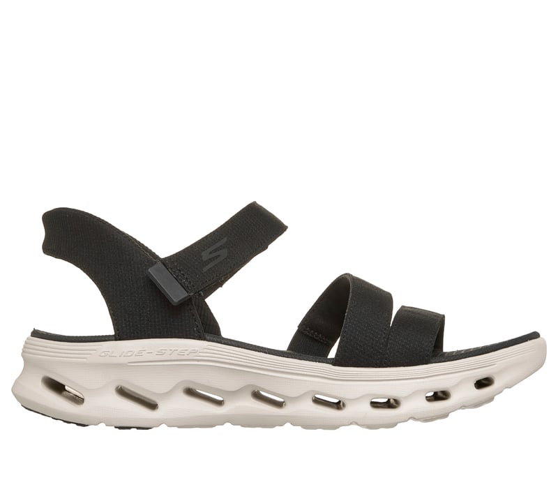 Skechers GO WALK Glide-Step 2.0 Sandal - Ella - Black White