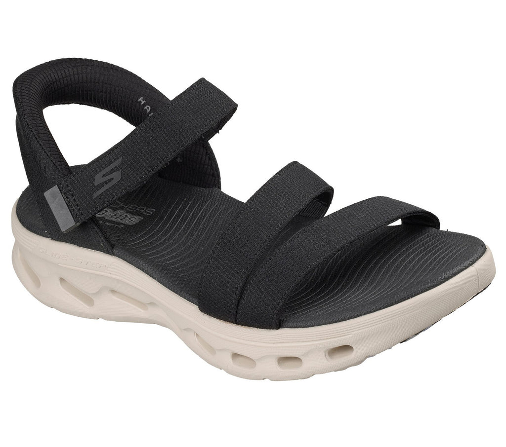 Skechers GO WALK Glide-Step 2.0 Sandal - Ella - Black White