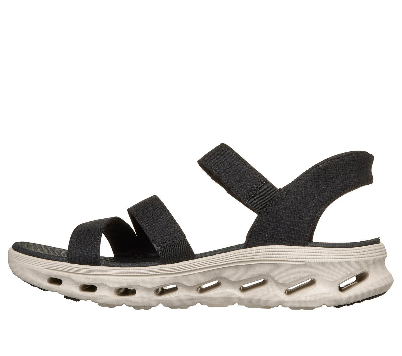 Skechers GO WALK Glide-Step 2.0 Sandal - Ella - Black White