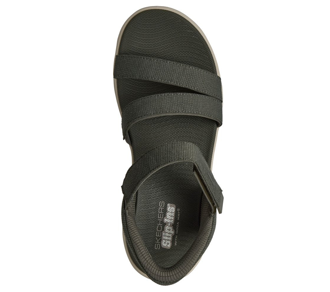 Skechers GO WALK Glide-Step 2.0 Sandal - Ella - Olive