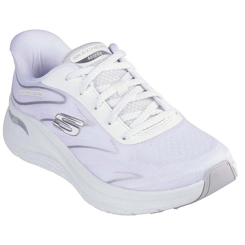 Skechers Arch Fit 2.0 - Sleek Stride - White Silver