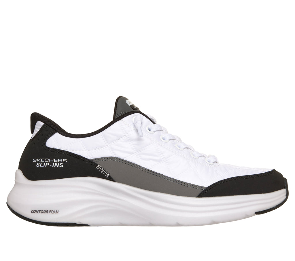 Skechers Sports Cozy Fit Slip-Ins Sneakers - White Black