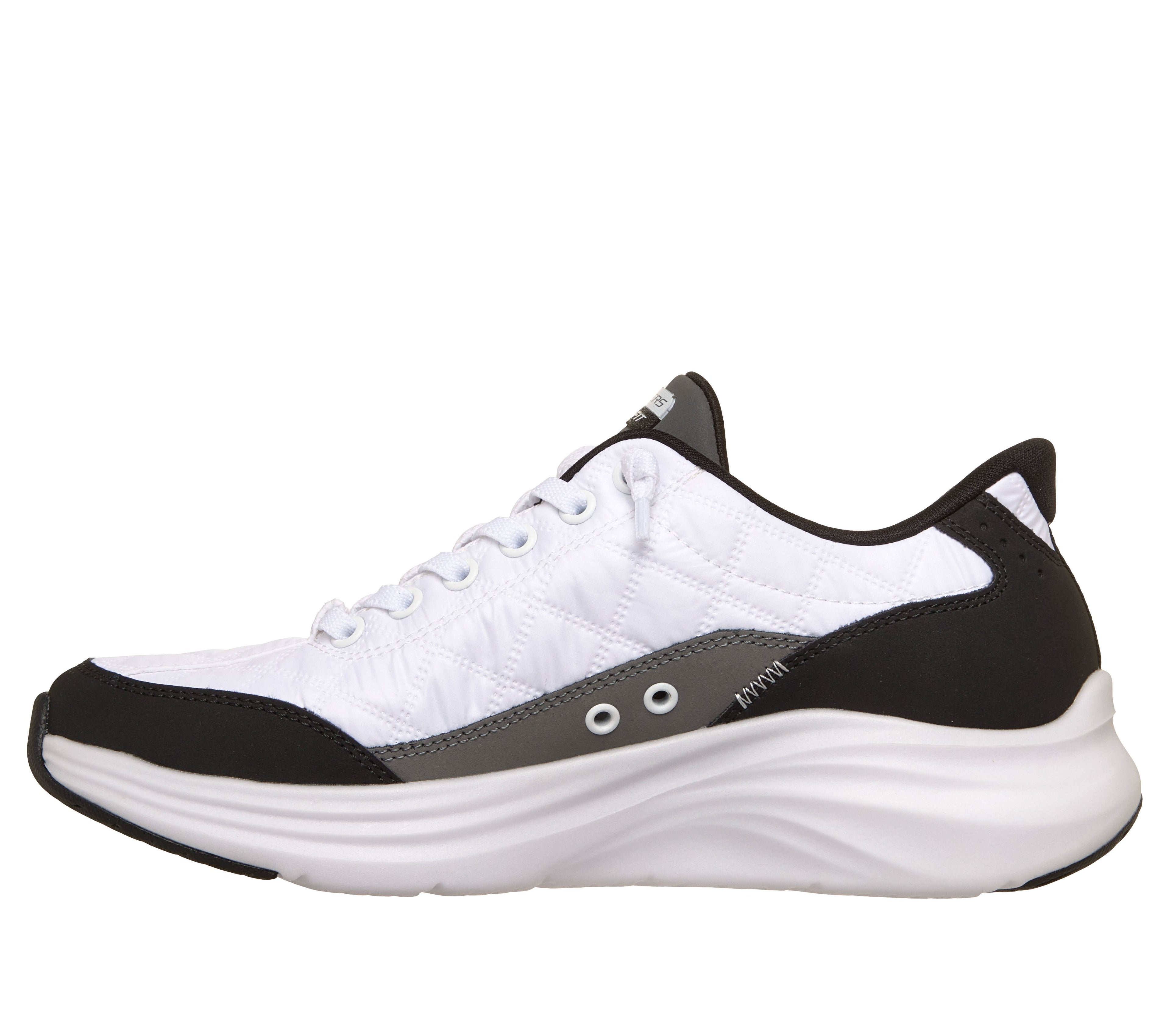 Skechers Sports Cozy Fit Slip-Ins Sneakers - White Black