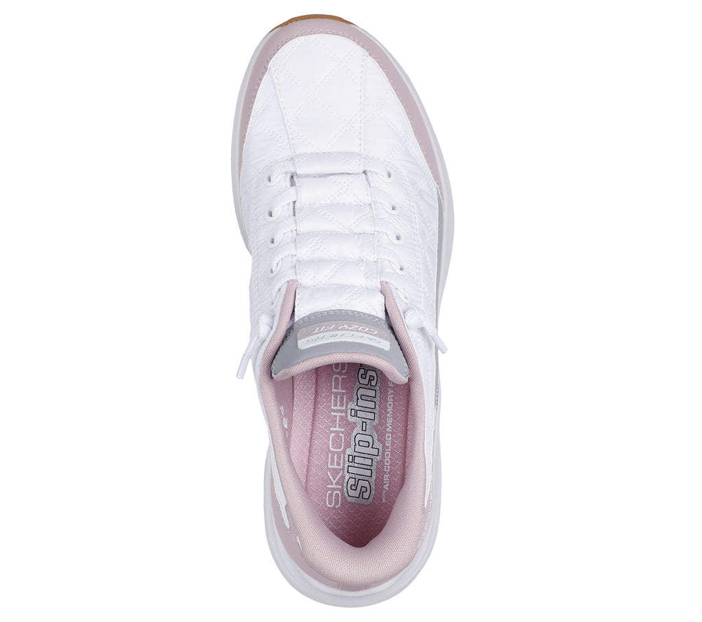 Skechers Sports Cozy Fit Slip-Ins Sneakers - White Lavender