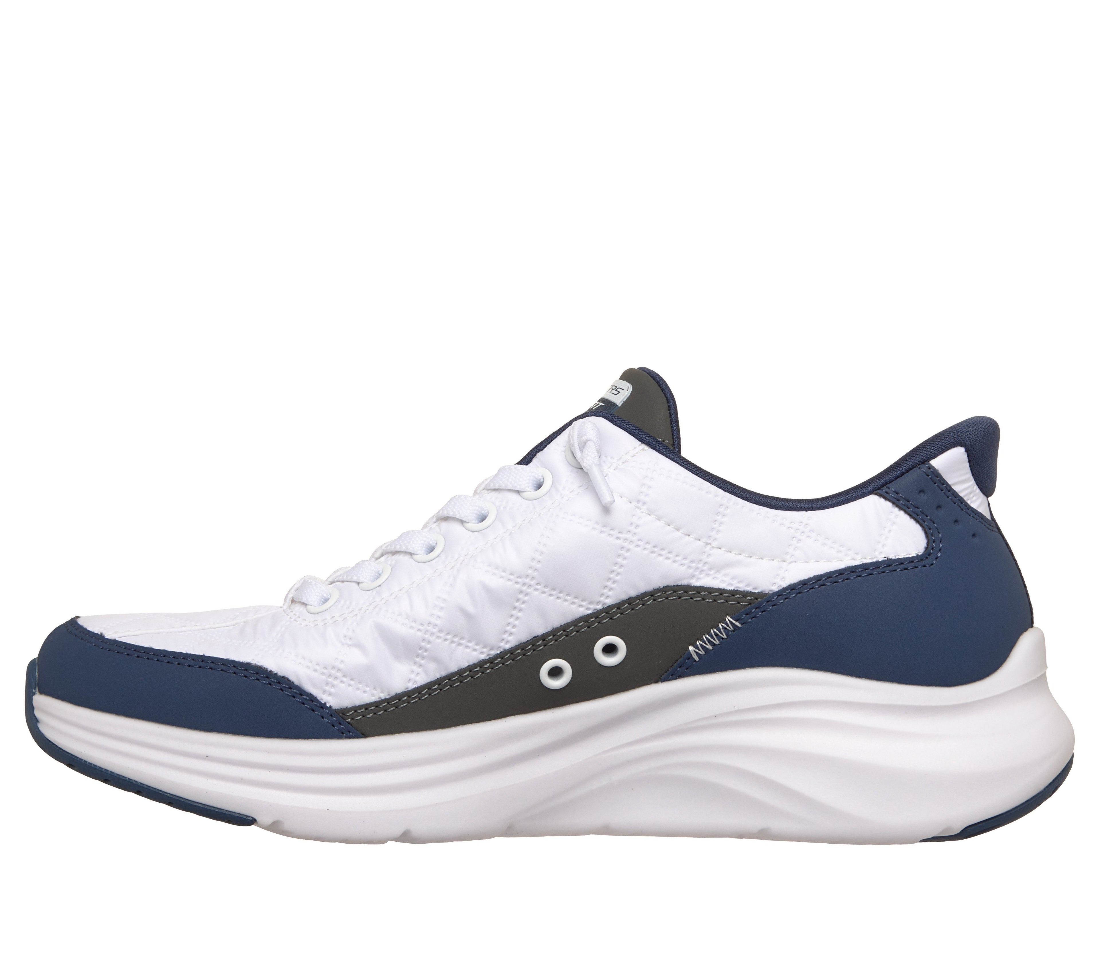 Skechers Sports Cozy Fit Slip-Ins Sneakers - White Navy