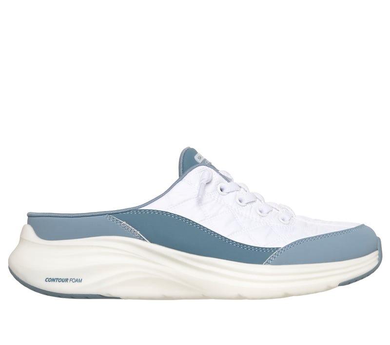 Skechers Sports Cozy Fit Open Back - White Light Blue