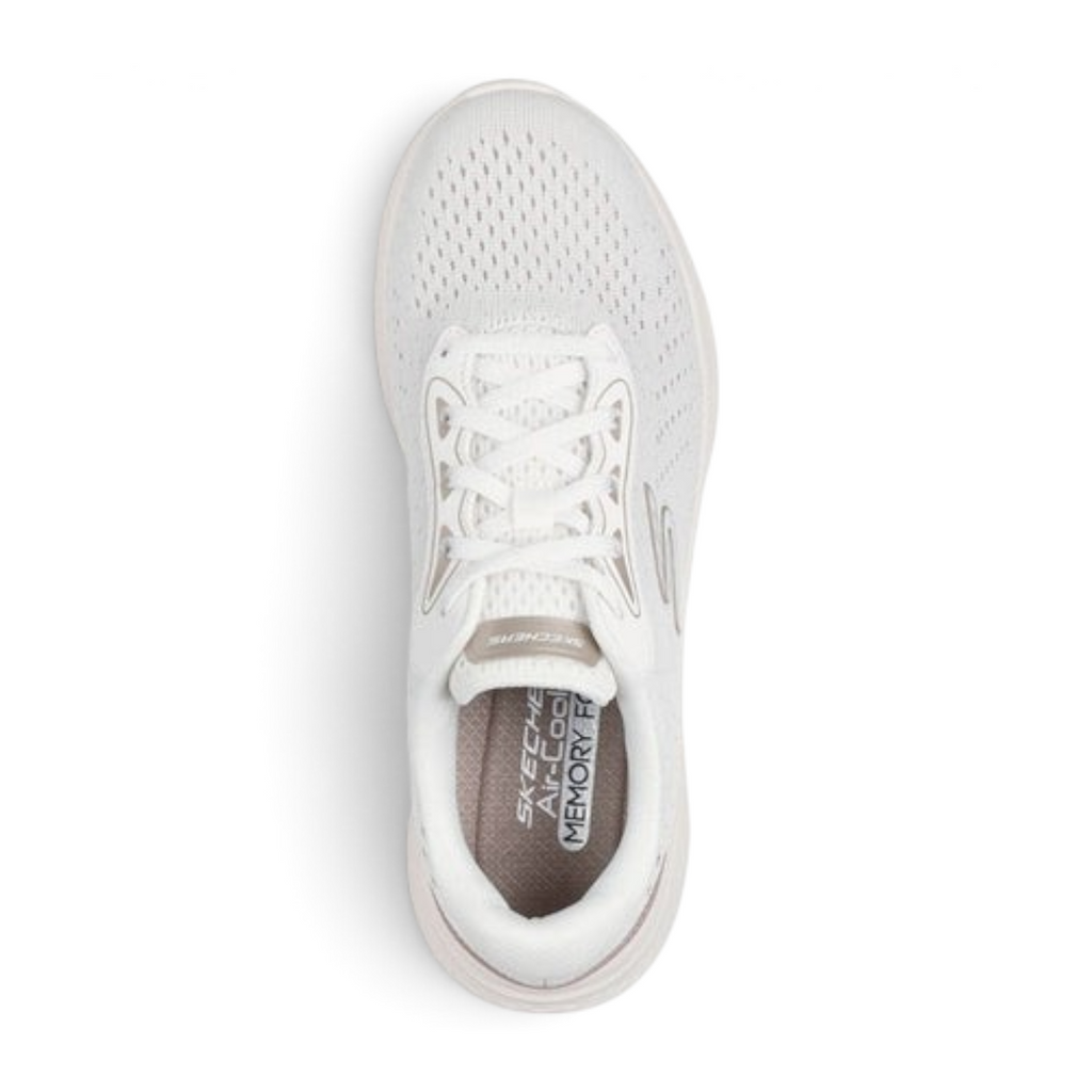 FRG Skechers Skech-Lite Pro 2.0 Fresh Flow natural beige breathable mesh lifestyle sneaker top view