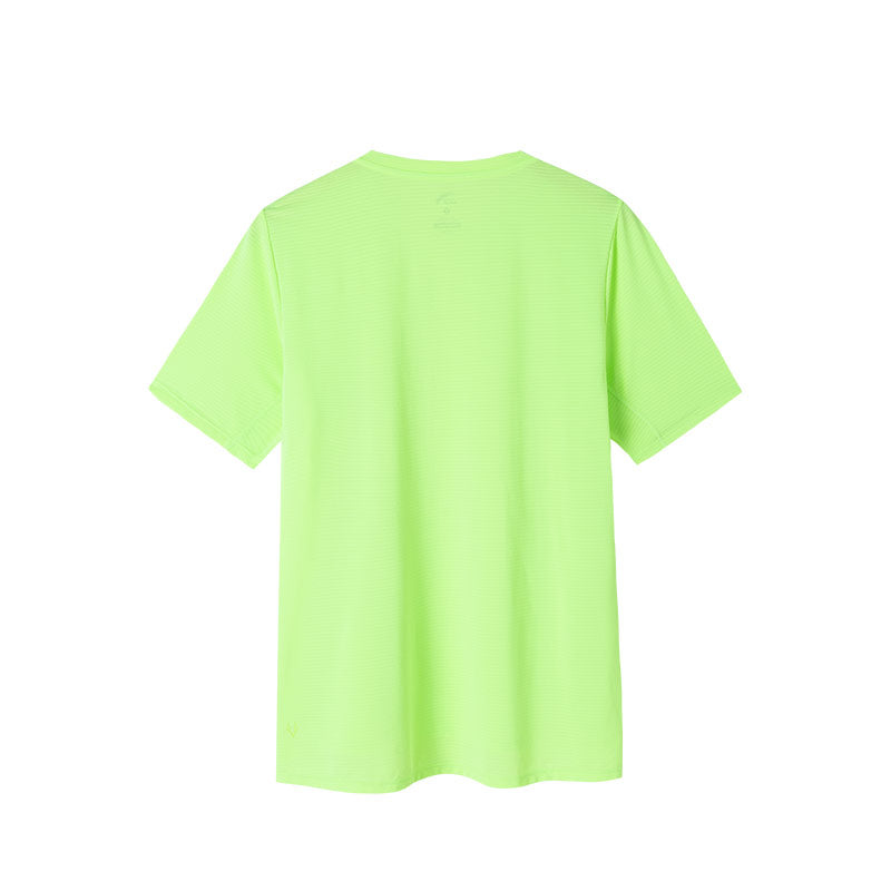 ANTA Racing Challenges Running Short Sleeve T-Shirt Fluorescent Green