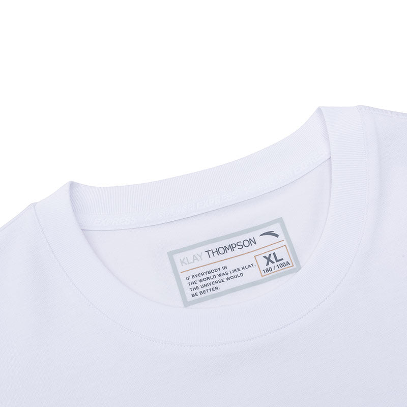 ANTA Basketball Short Sleeve T-Shirt White