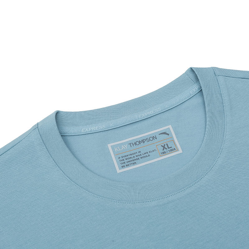 ANTA Basketball Short Sleeve T-Shirt Blue