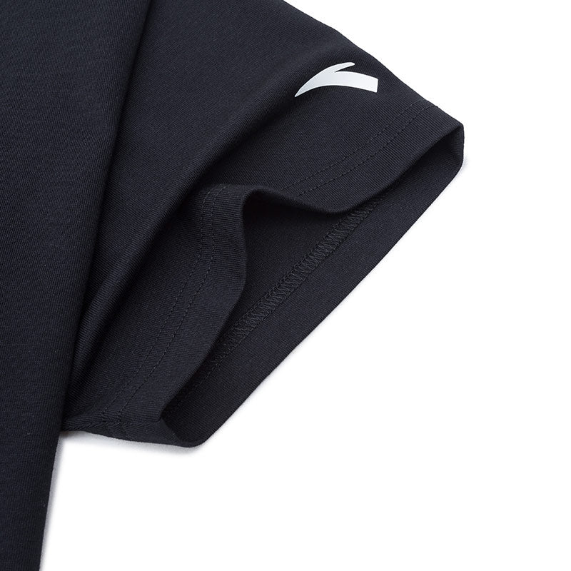 ANTA Basketball Short Sleeve T-Shirt Black