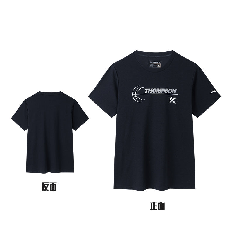 ANTA Basketball Short Sleeve T-Shirt Black