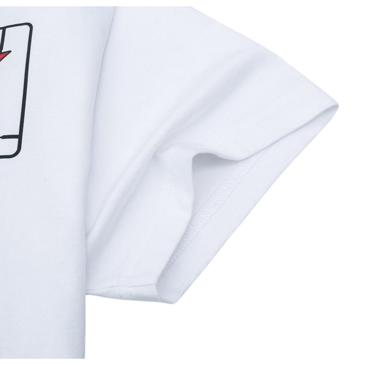FRG ANTA Doll white short sleeve cotton t-shirt with crew neck and graphic detail