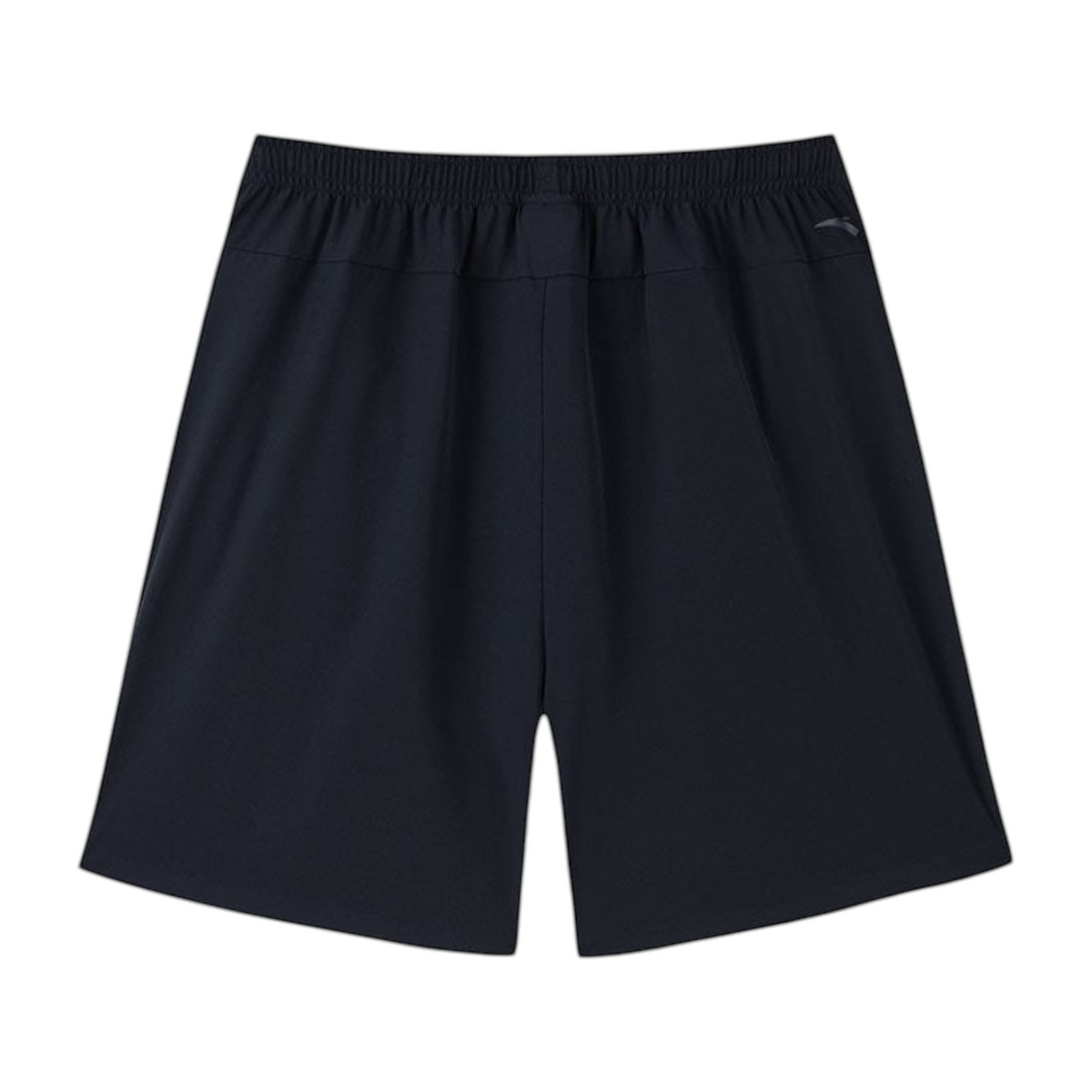 FRG ANTA Splash Express black woven athletic shorts with an elastic waistband for performance and comfort