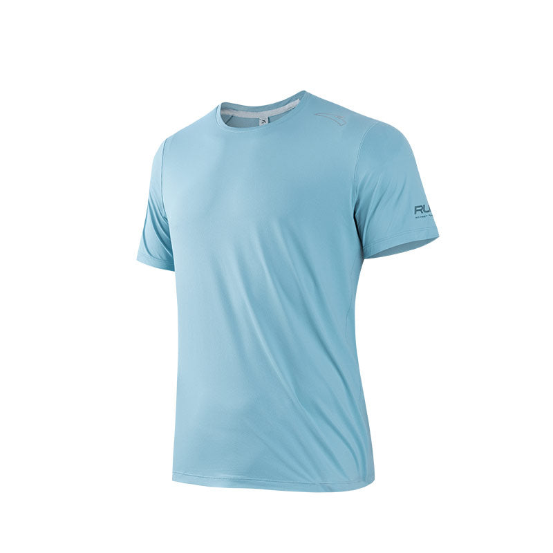 ANTA A-Chill Touch Running Short Sleeve T-Shirt Blue