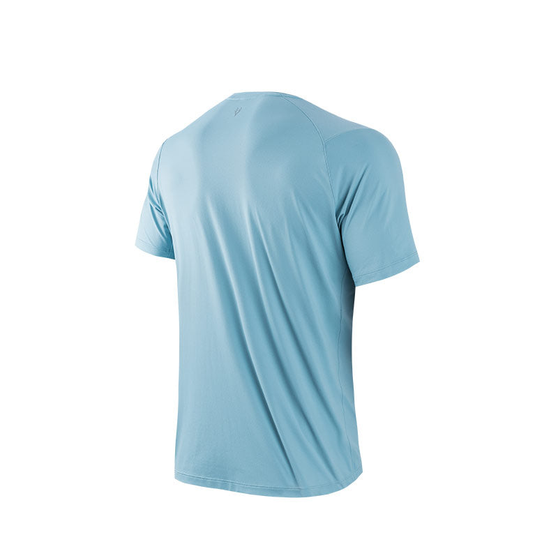 ANTA A-Chill Touch Running Short Sleeve T-Shirt Blue