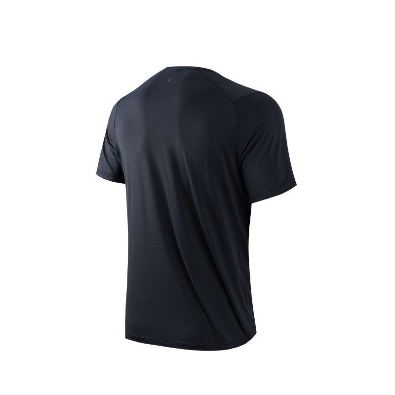 ANTA A-Chill Touch Running Short Sleeve T-Shirt Black