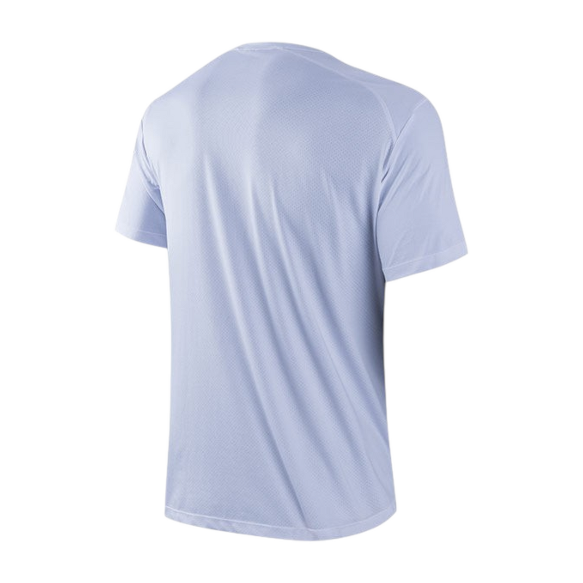 FRG ANTA white short sleeve cross training t-shirt with breathable mesh back panel, back view