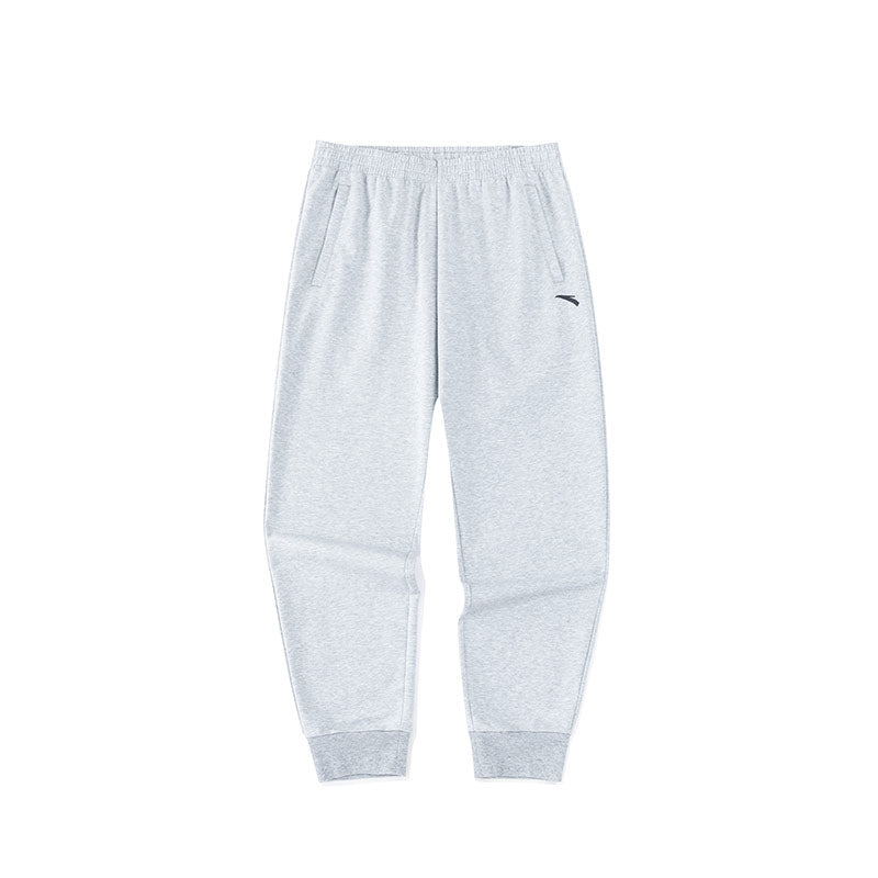 ANTA Sorona Knit Track Pants Heather Grey