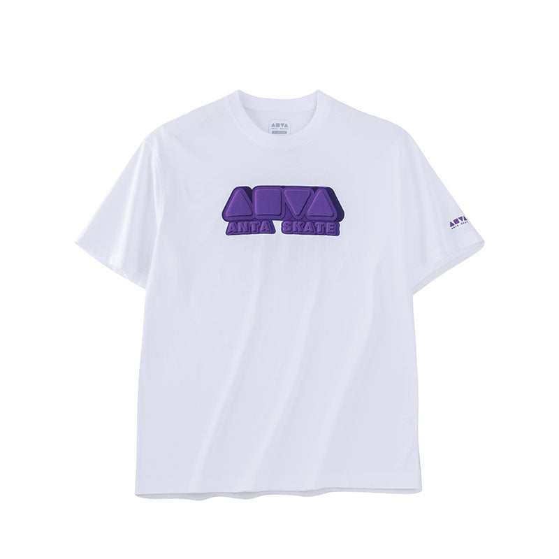ANTA A-Chill Touch Lifestyle Short Sleeve T-Shirt Snow White