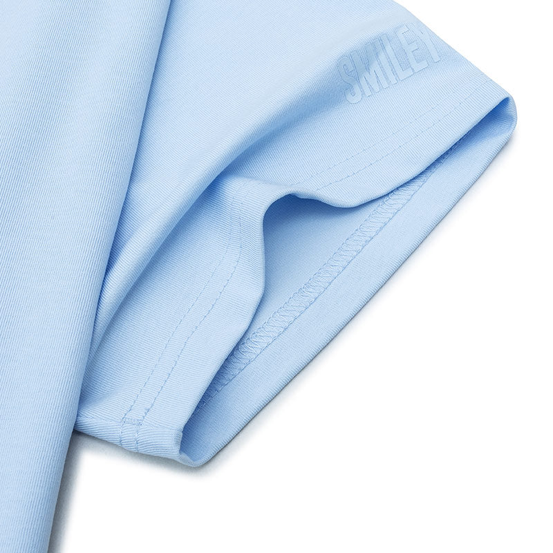 ANTA A-Antiseptic EcoCozy Lifestyle Short Sleeve T-Shirt Blue