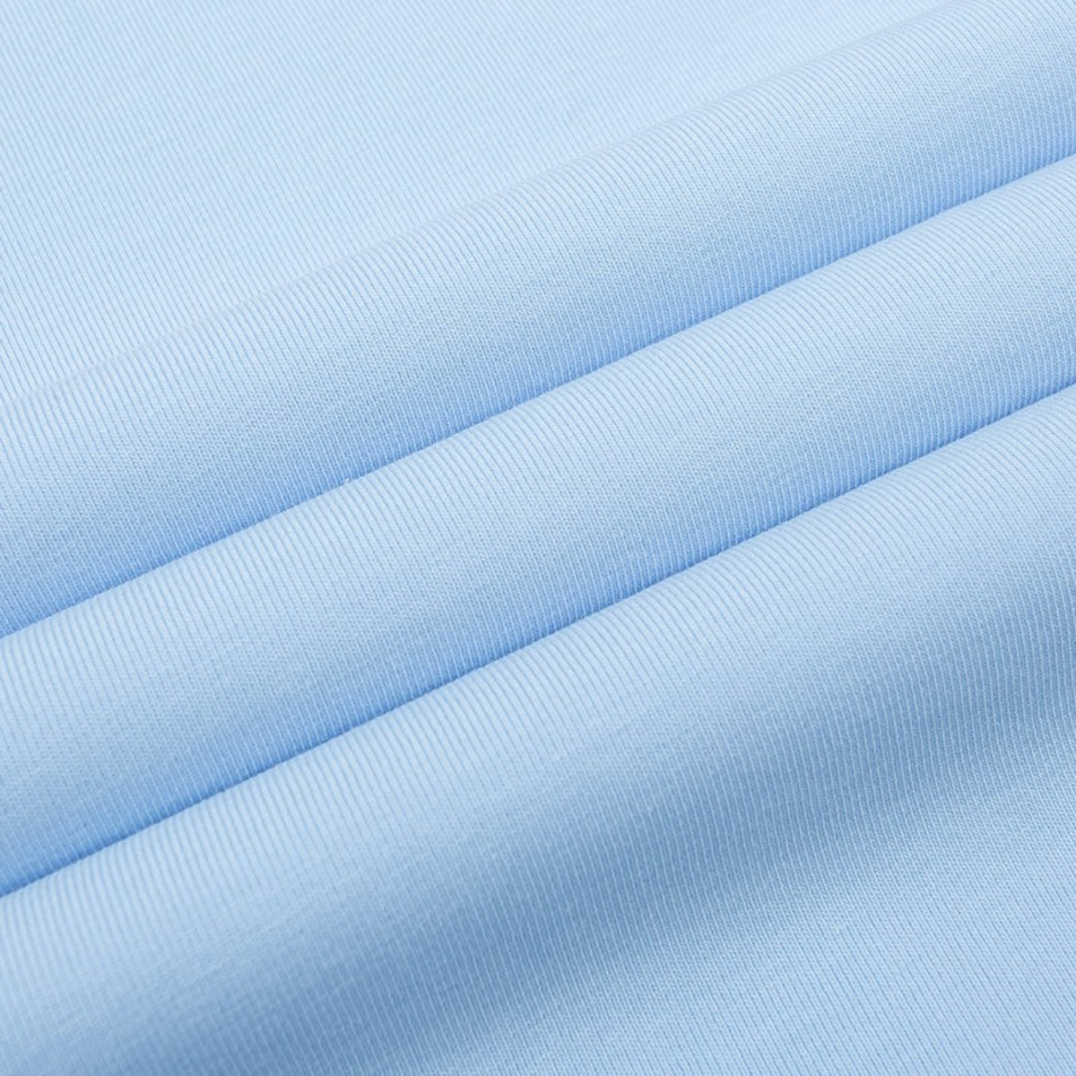 FRG ANTA A-Antiseptic EcoCozy blue cotton blend fabric texture with a soft and smooth finish