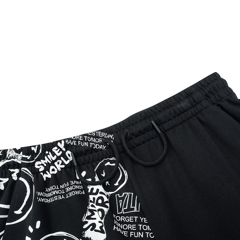 ANTA Knit Half Pants Black