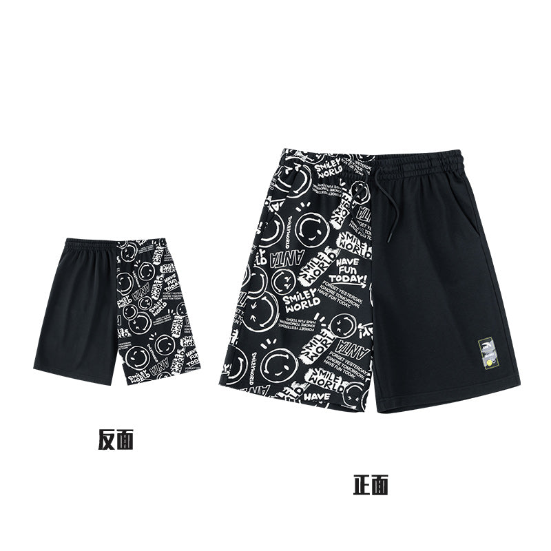 ANTA Knit Half Pants Black