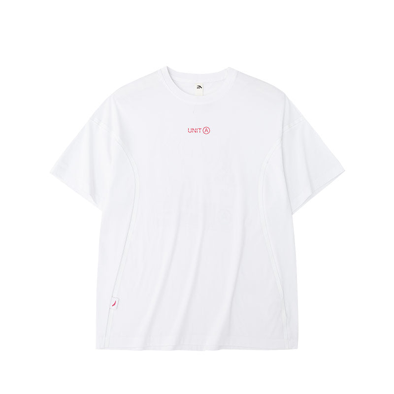 ANTA Sorona Cross Training Short Sleeve T-Shirt Snow White