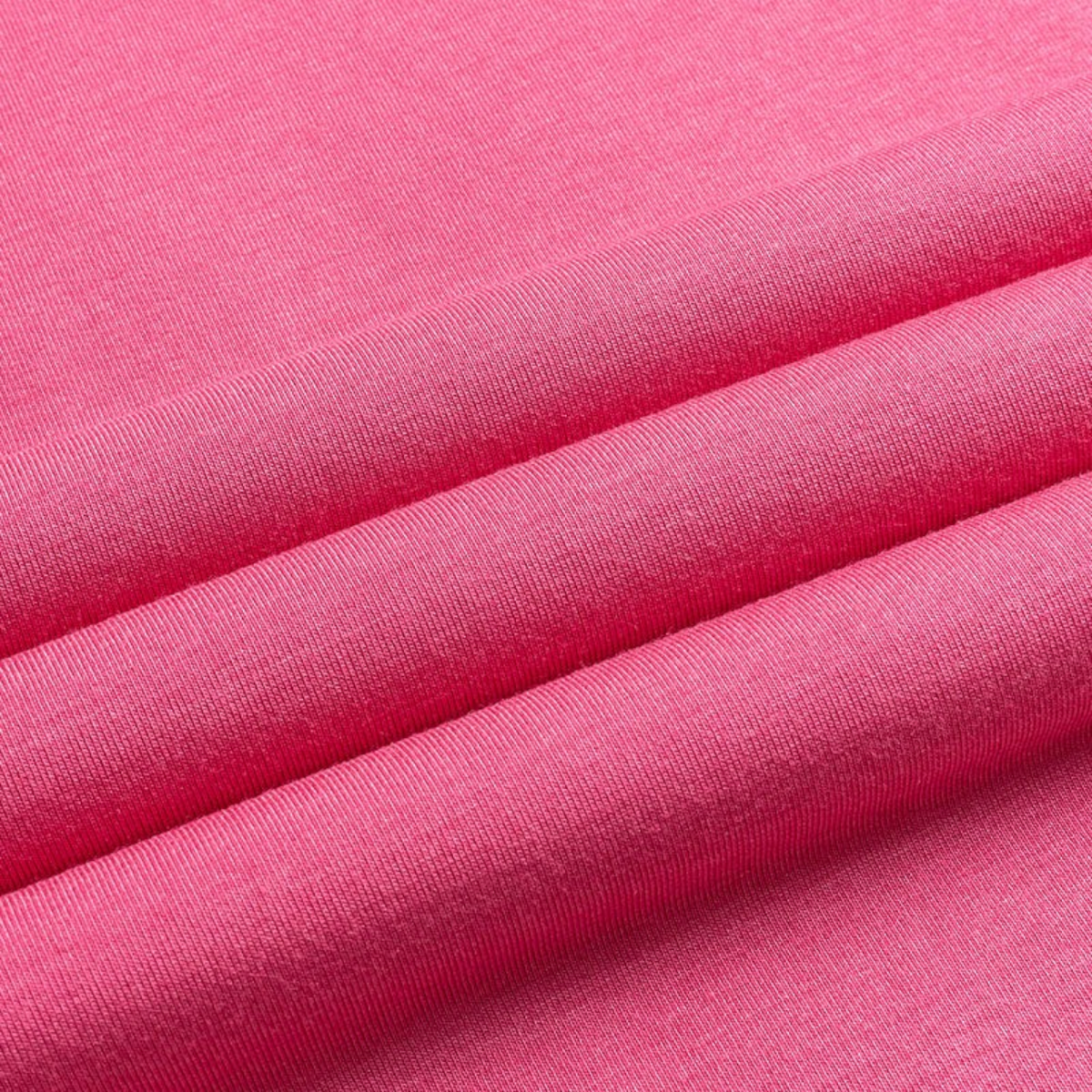 FRG ANTA Sorona red cross training t-shirt fabric showing soft texture and smooth material blend