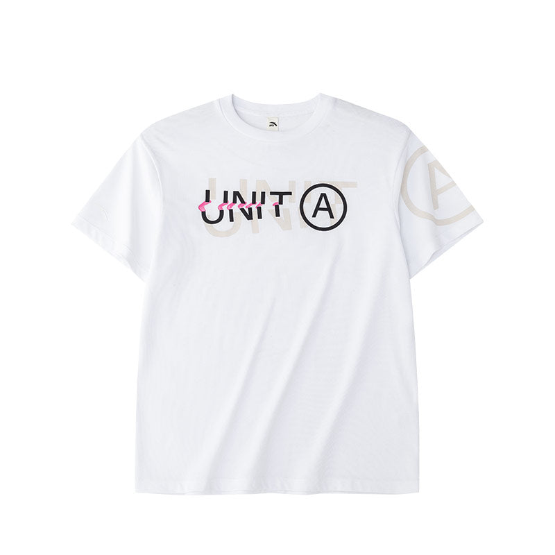 ANTA Sorona Plus Cross Training Short Sleeve T-Shirt Snow White
