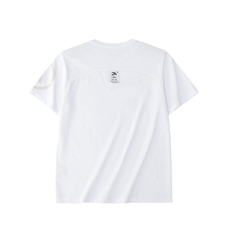 ANTA Sorona Plus Cross Training Short Sleeve T-Shirt Snow White