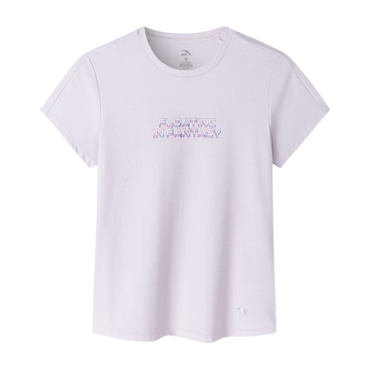FRG ANTA A-Chill Touch pink short sleeve training t-shirt with Floating in Fantasy graphic print