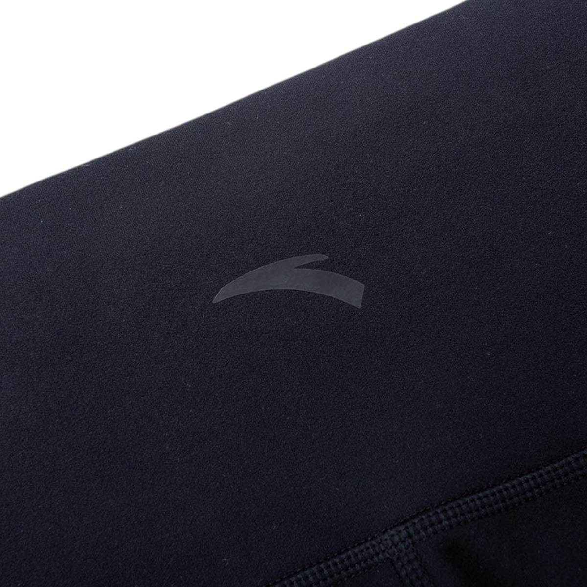 FRG ANTA black cross training tight ankle pants featuring a subtle logo detail on soft polyester elastane fabric