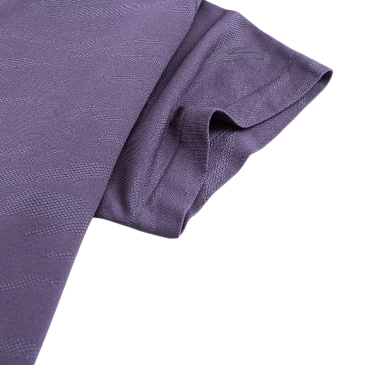 FRG ANTA A-Seamless A-Chill Touch running T-shirt in heather purple with textured fabric detail