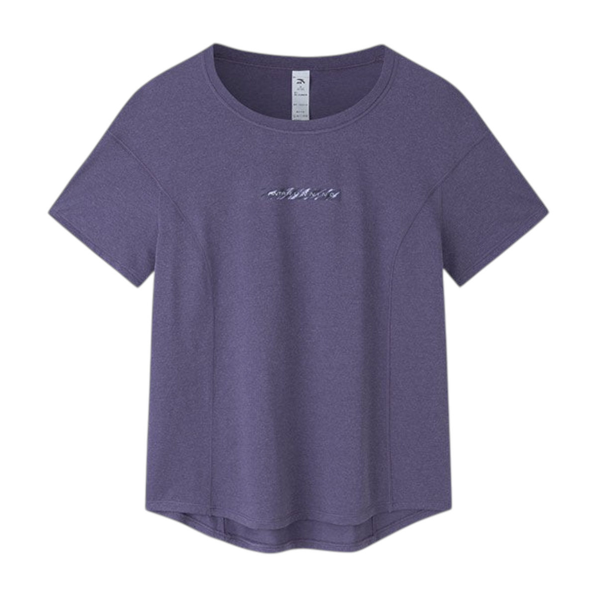 FRG ANTA A-Cool III purple short sleeve running t-shirt in lightweight moisture-wicking polyester with crew neck.