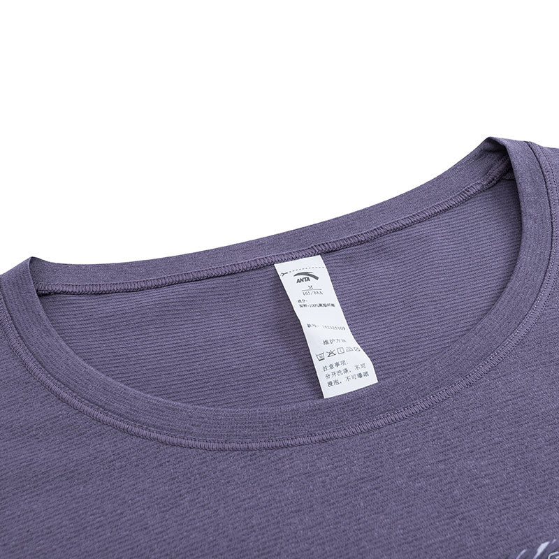 ANTA A-Cool III Running Short Sleeve T-Shirt Purple