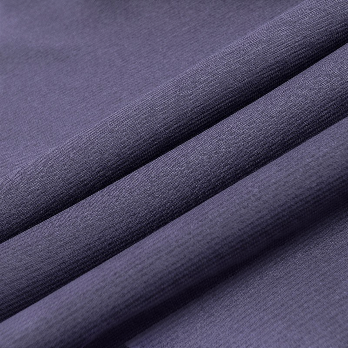 FRG ANTA A-Cool III purple polyester running shirt fabric texture showing moisture-wicking weave